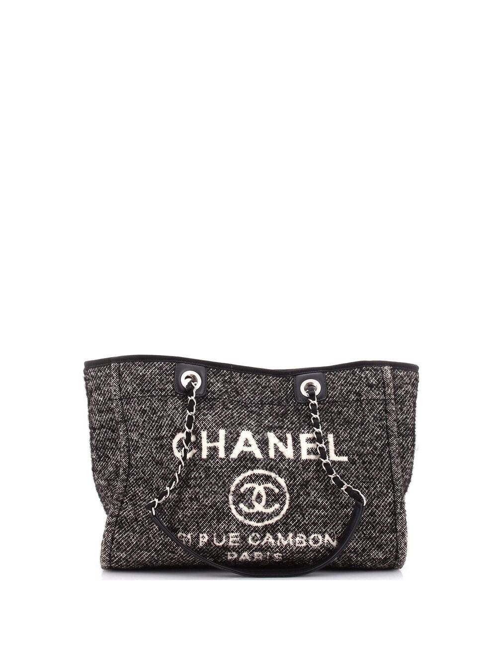 Chanel Deauville Tote Wool Small #343064C30B
